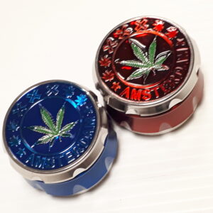 Amsterdam Hemp Leaf Metal Grinder