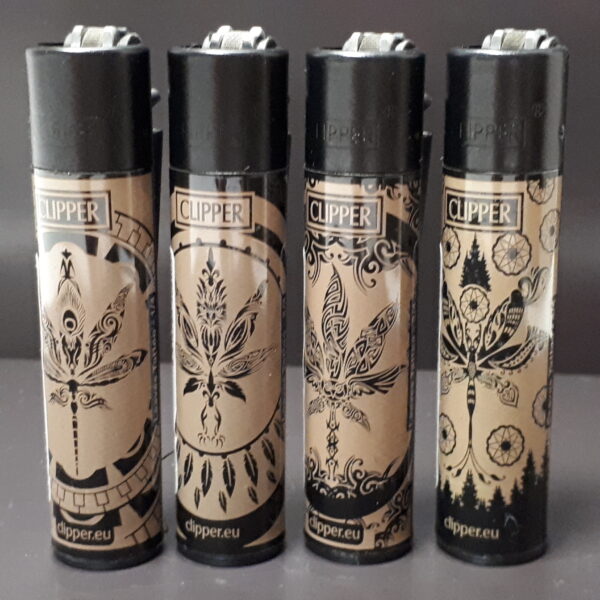 Clipper Lighters-Leaves Tattoo