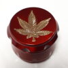 Mini Metal Grinders Hemp Leaf