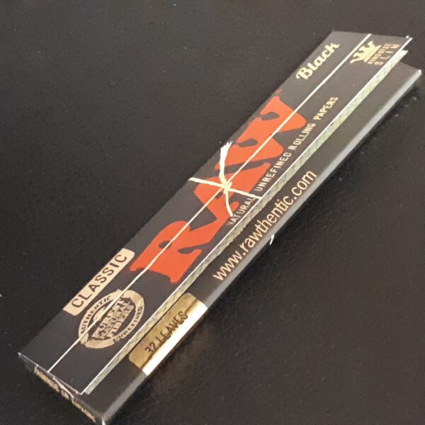 Raw Black King Size Slim Rolling Papers