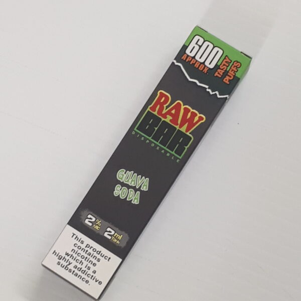 Raw Bar 600 Guava Soda
