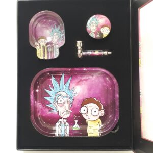 Rick and Morty Purple Smoking Gift Set
