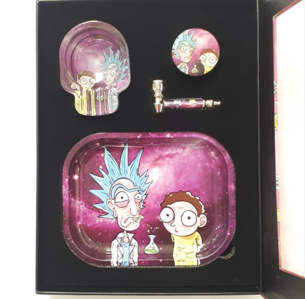Rick and Morty Purple Smoking Gift Set