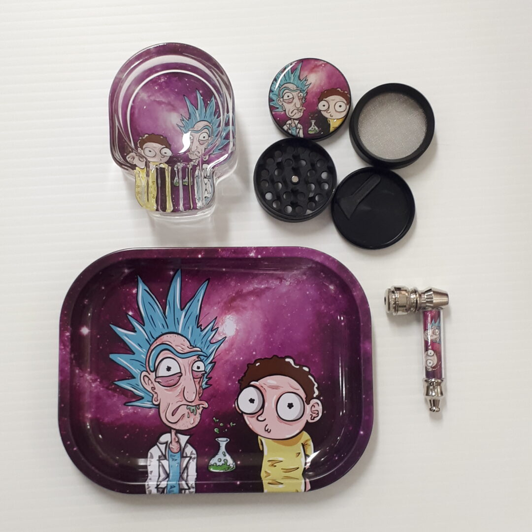 Rick and Morty Purple Smoking Gift Set 4 Piece | Wicked Shop