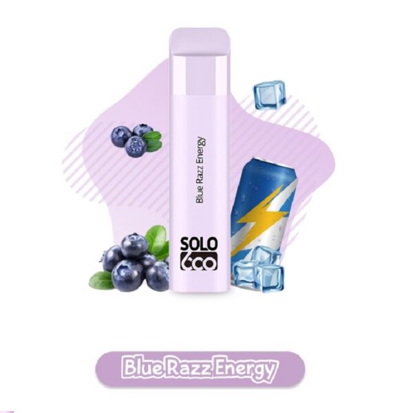 Vapeman Solo 600 Blue Razz Energy