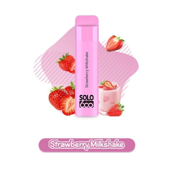Vapeman Solo 600 Strawberry Milkshake