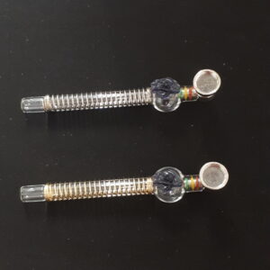 15cm Spring Design Glass Pipe