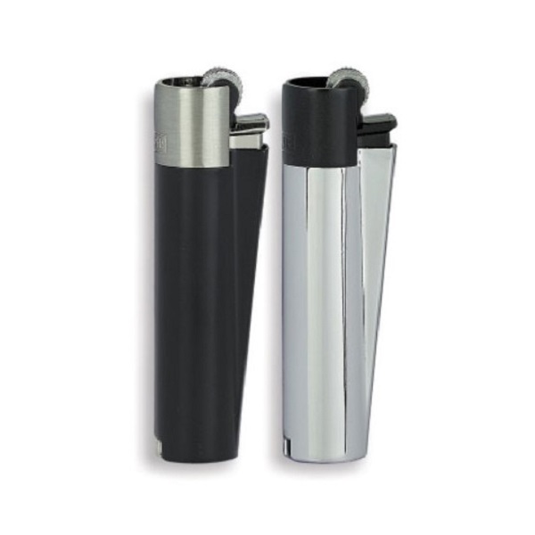 Clipper Metal Lighters-Black Silver