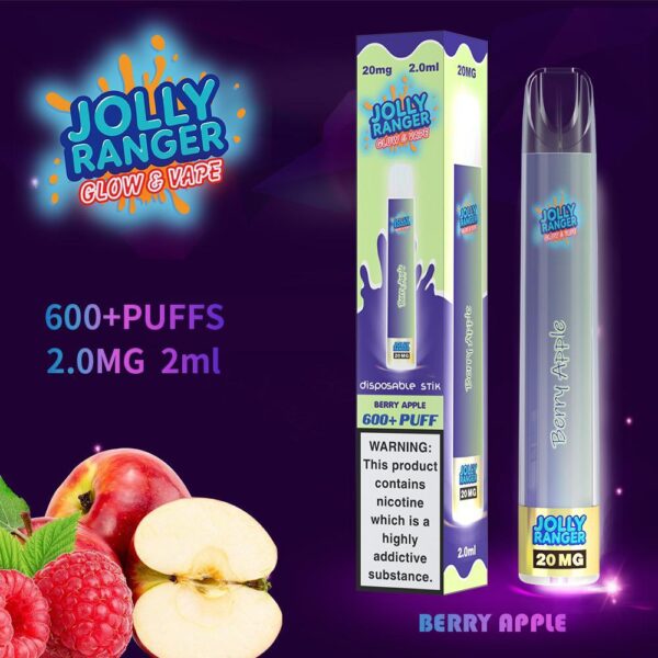 Jolly Ranger Glow & Vape Berry Apple