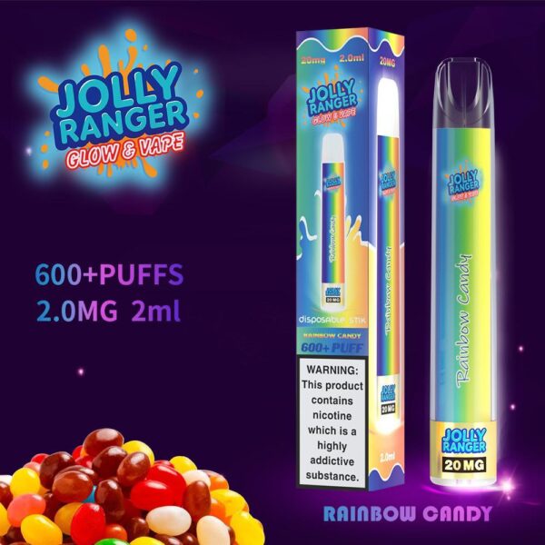 Jolly Ranger Glow & Vape Rainbow Candy