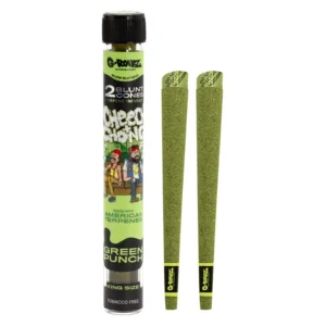 G-Rollz Cheech-Chong 2 Green Punch Cones